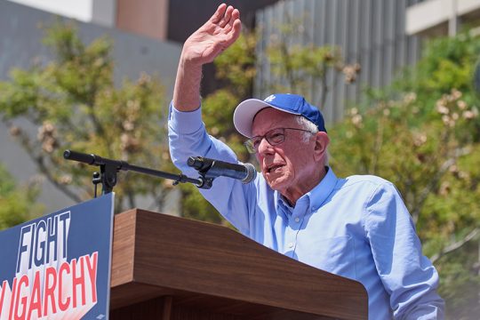 bernie sanders april 2025